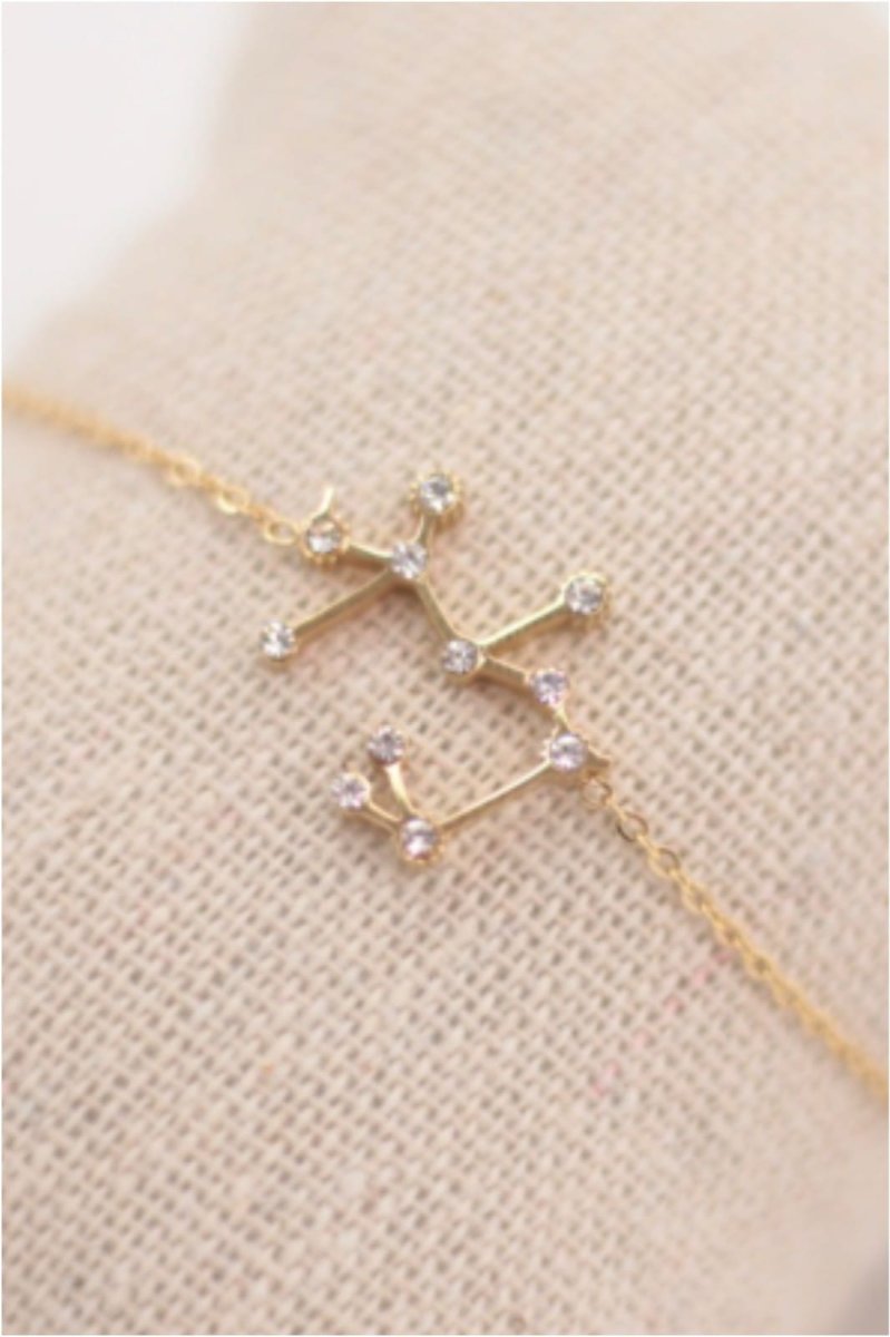 PULSERA MUJER ACERO DORADO HOROSCOPO SAGITARIO - Imagen 2
