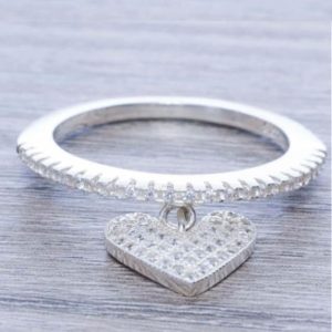 ANILLO COLGANTE CORAZÓN
