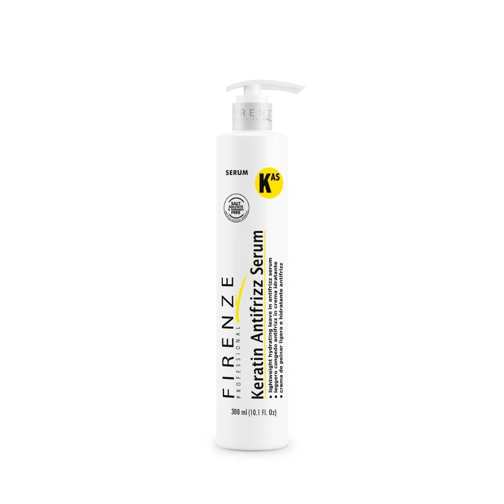Firenze Keratin Anti-Frizz Serum Sérum hidratante con keratina para suavidad, brillo y control del frizz - Imagen 2