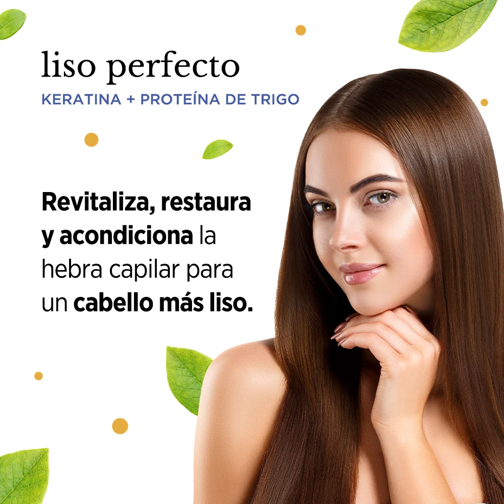 Crema para Peinar Liso Perfecto Keratina – 266 ml | Suavidad, Control y Efecto Liso - Imagen 5