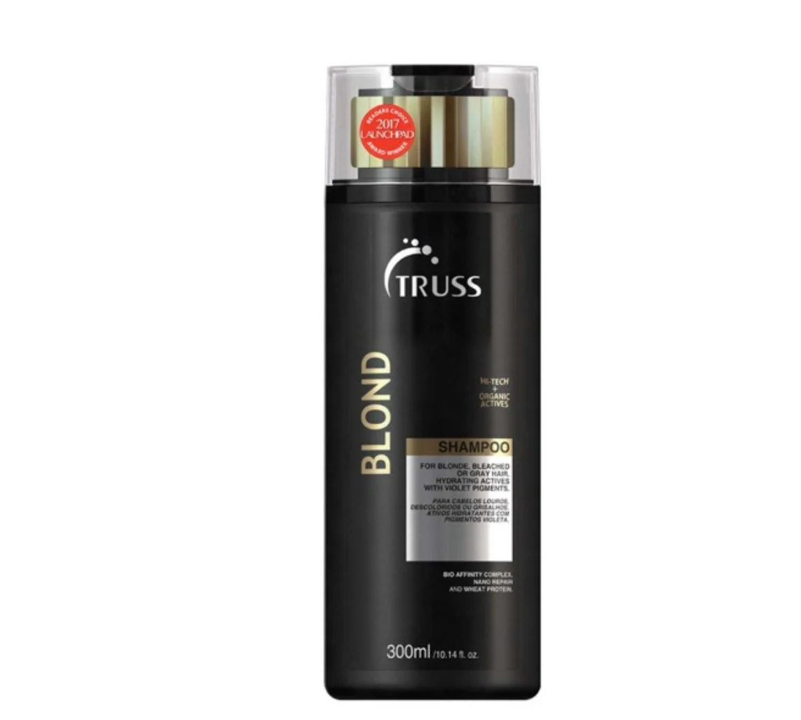 TRUSS Blond Shampoo – Shampoo Matizante y Reparador 300 ml