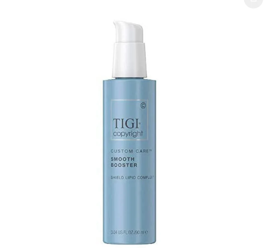 TIGI Shine Booster – 90 ml | Brillo Intenso y Control del Frizz Y TIGI Smooth Booster – 90 ml | Control del Frizz y Suavidad Extrema Y TIGI Firm Hold Curl Cream – 150 ml | Definición y Fijación para Rizos - Imagen 2