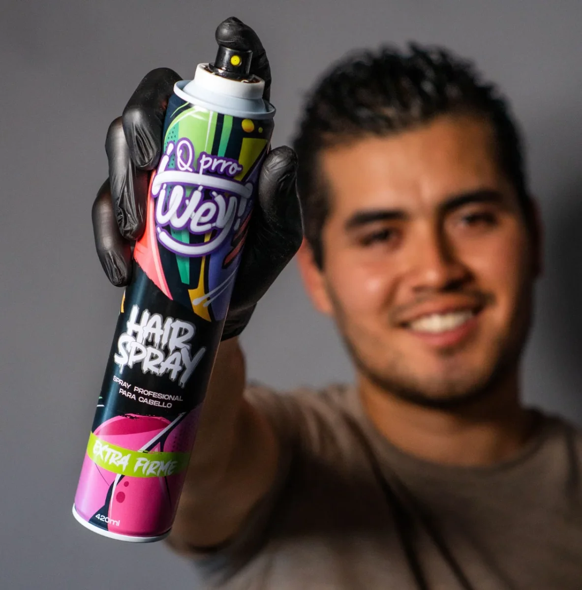 Q Prro Wey Hair Spray Extra Firme – 420 ml - Imagen 5