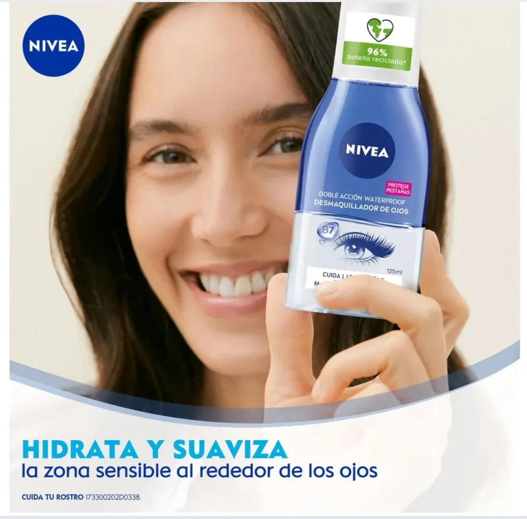 NIVEA Desmaquillante Facial Bifásico para Ojos - Imagen 3