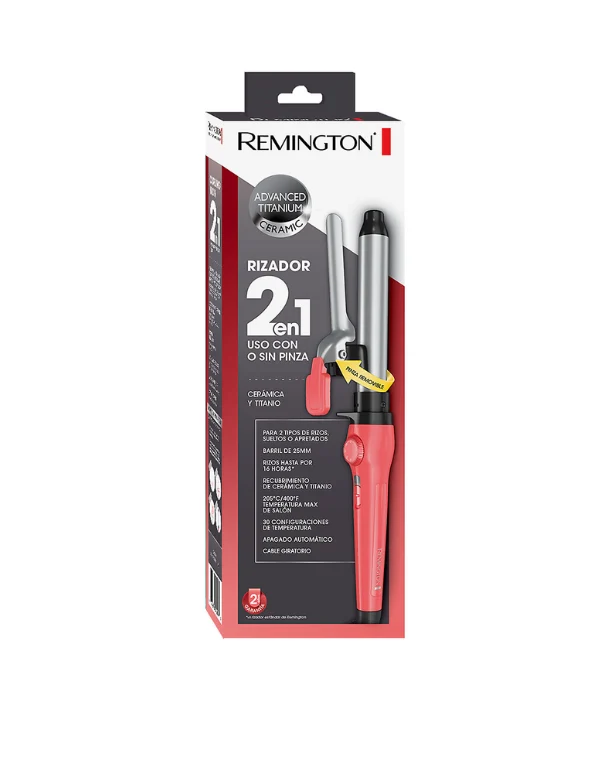 Rizador Remington 2 en 1 de Titanio - Imagen 3