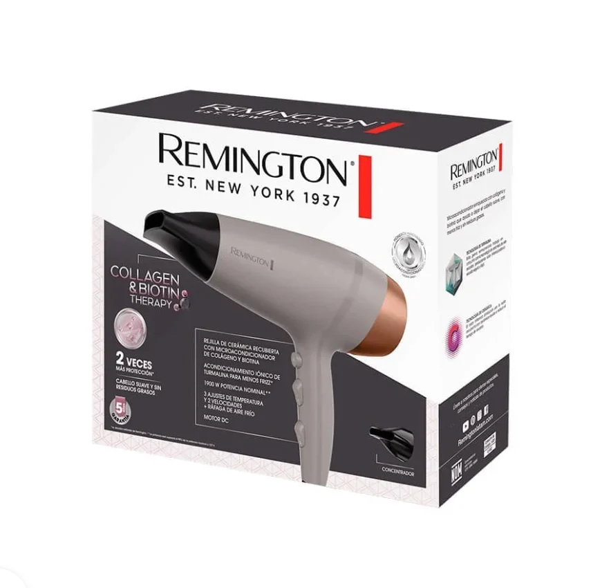Secador Remington D26A – Collagen Biotin Therapy - Imagen 2