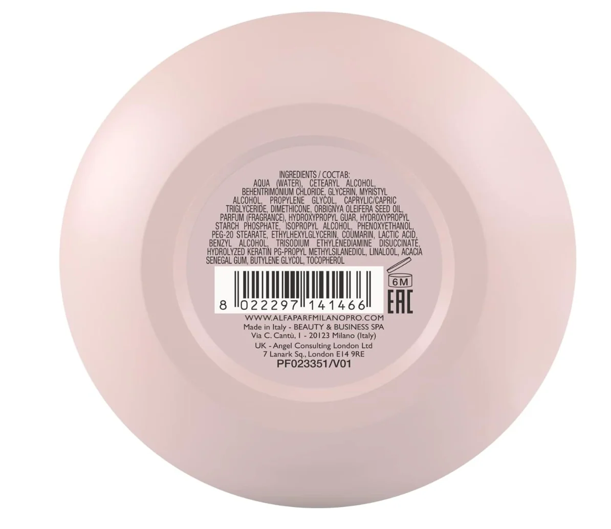 Alfaparf Milano Lisse Design Keratin Therapy Mascarilla Hidratante – 200 ml | Nutrición y Suavidad - Imagen 3