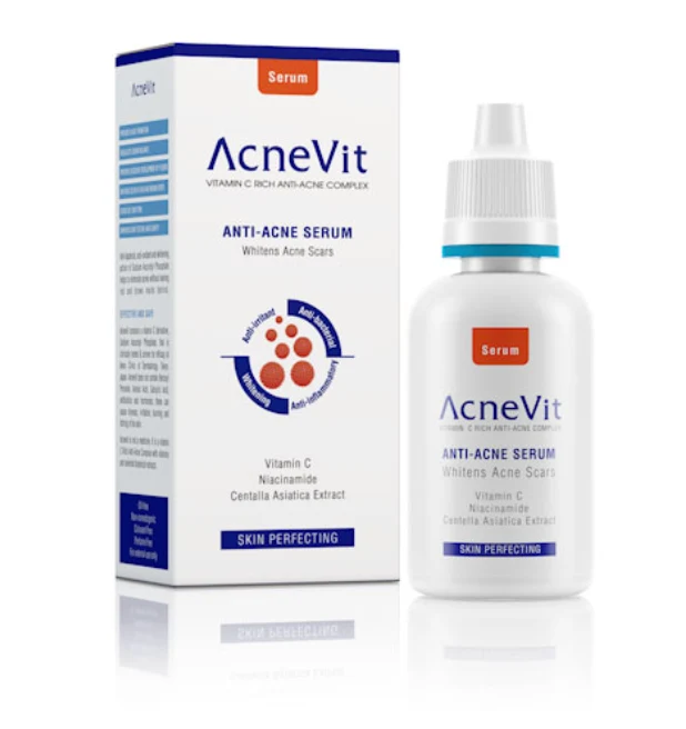 ACNEVIT ANTI-ACNE SERUM WHITENS ACNE SCARS VITAM C SKIN PERFECTING 30ml - Imagen 2