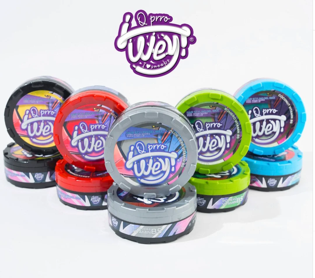 Q PRRO WEY Cera Modeladora para Cabello – Hair Styling Gel Wax Cera-gel con Vitamina B5 | Fórmula Vegana - Imagen 3