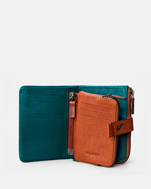 CARTERA PEQUEÑA AZUL ABBACINO 71718 WALLETS SIRA - Imagen 3