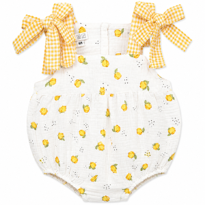 Ranita de Bebé Estampado de Limones con Lazos Vichy – BBZ Creaciones