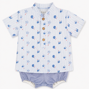 Conjunto infantil con estampado marino – BBZ Creaciones