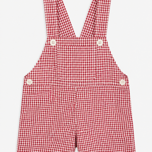 Peto Infantil de Cuadros Vichy Rojo – BBZ Creaciones