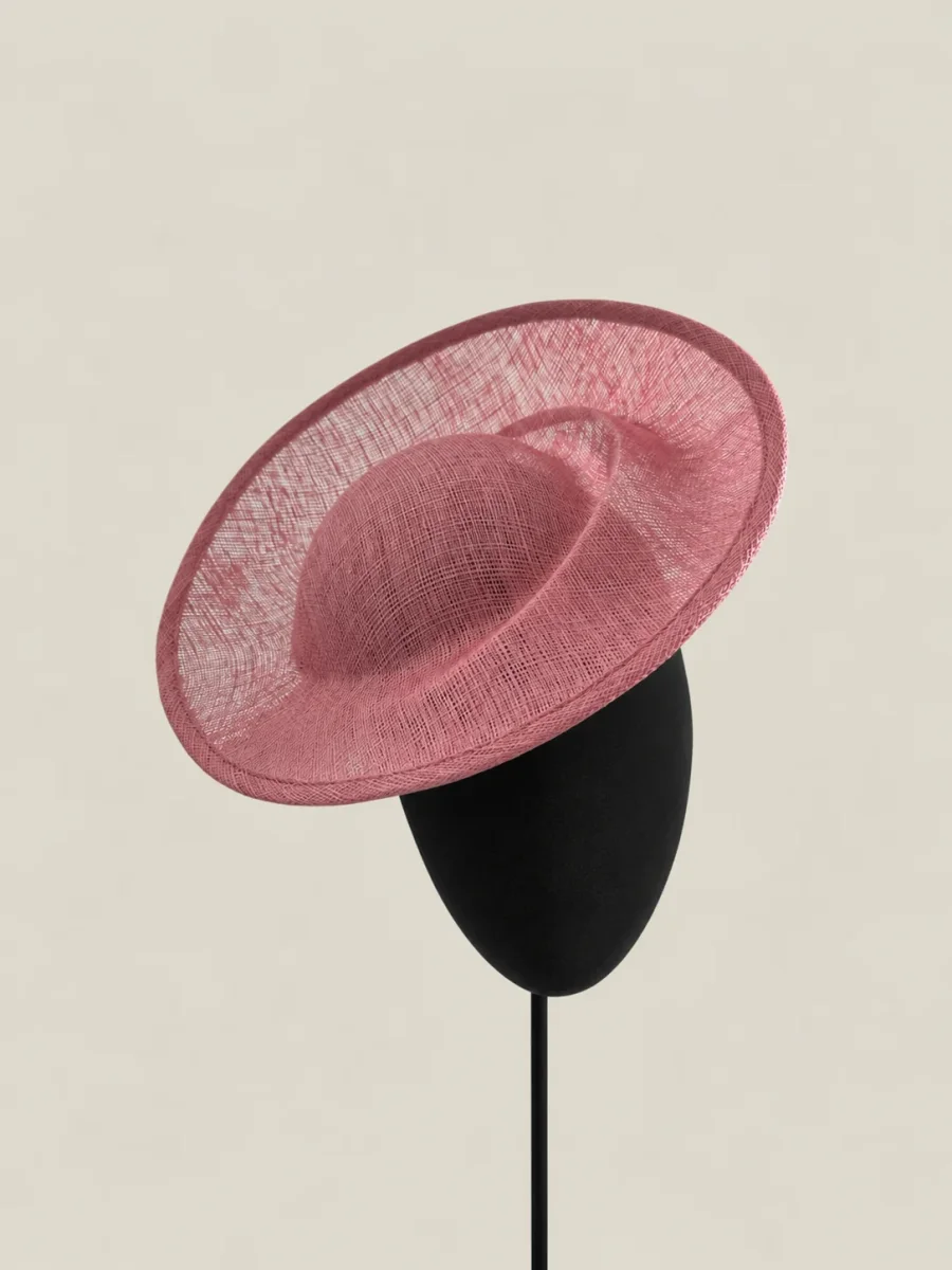 Tocado Tadea rosa nude - Imagen 3