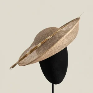 Tocado Teresa beige