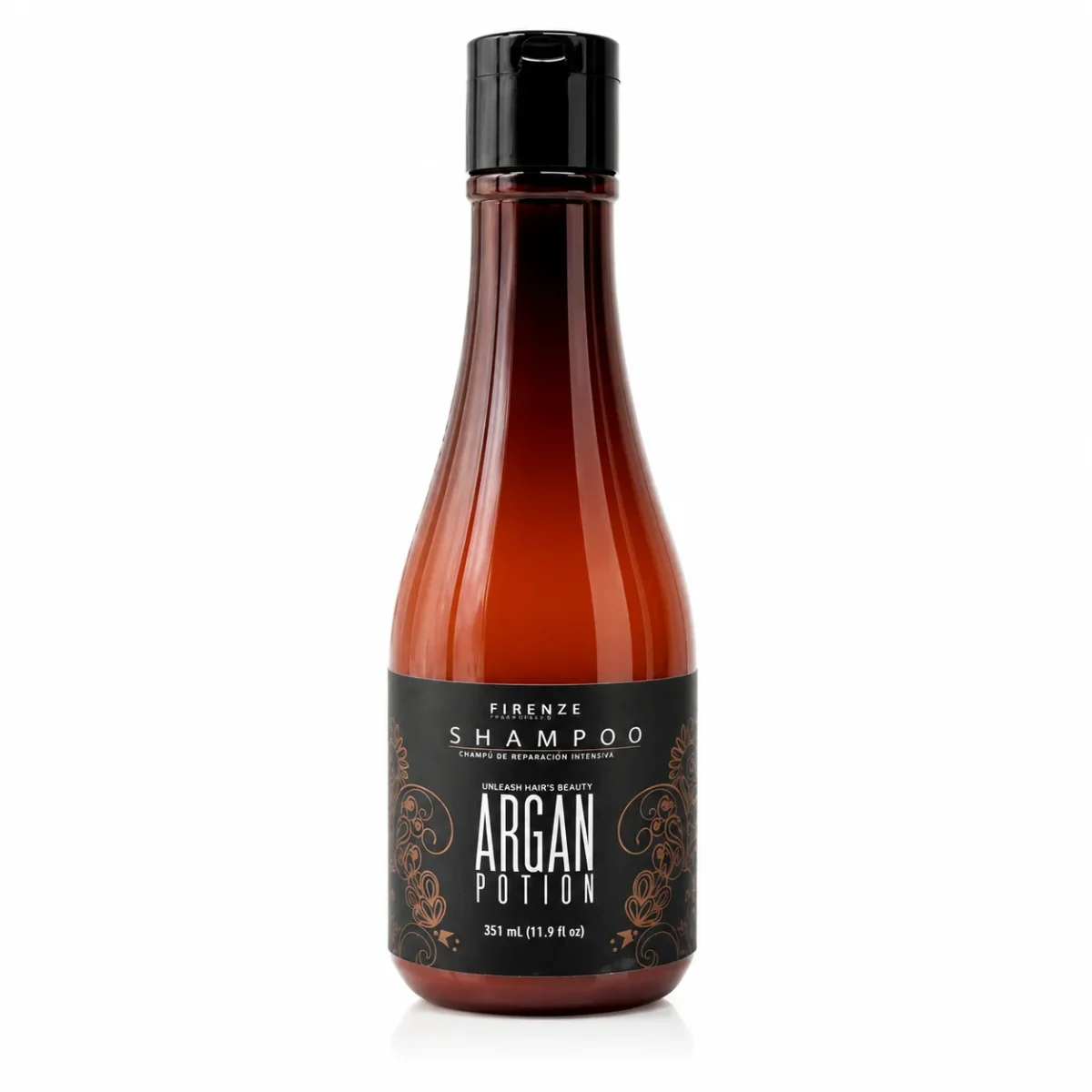 FIRENZE Argan Potion Shampoo – 351 ml Shampoo nutritivo con aceite de argán para hidratación, suavidad y brillo - Imagen 2