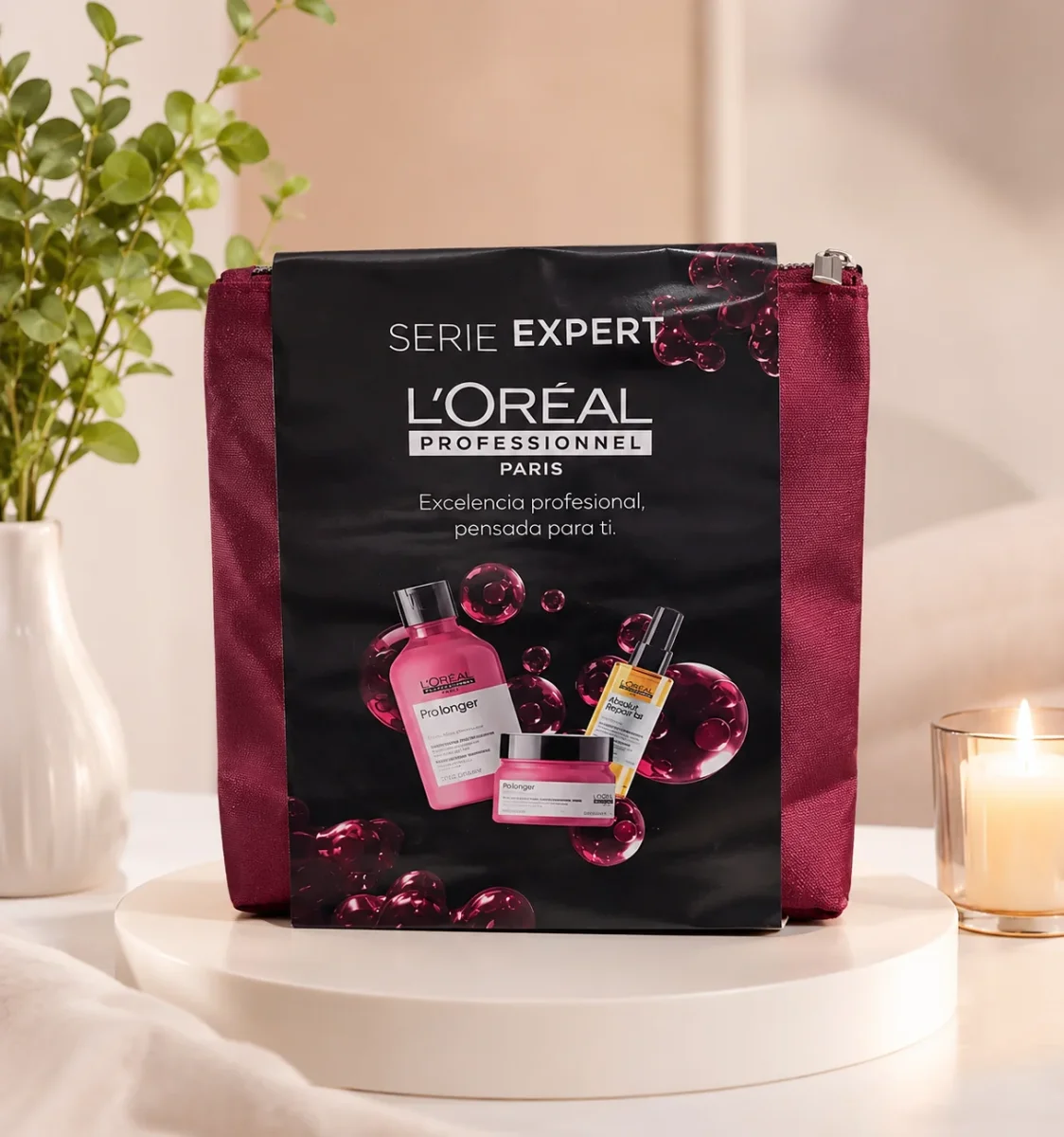 L'Oréal Professionnel Pro Longer Kit– Shampoo Pro Longer + Mascarilla Pro Longer + Absolut Repair Oil - Imagen 2