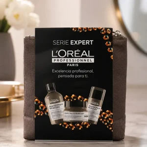 L'Oréal Professionnel Absolut Repair Molecular Cofre contiene Shampoo + Mascarilla + Leave-In Mask | Reparación molecular para cabello extremadamente dañado