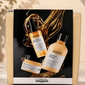 Cofre L'Oréal Professionnel Absolut Repair Shampoo + Mascarilla + Absolut Repair Oil | Reparación profunda para cabello dañado