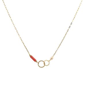 Collar ALONDRA Acero Dorado