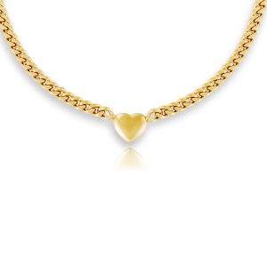 Collar ABISAI Acero Dorado