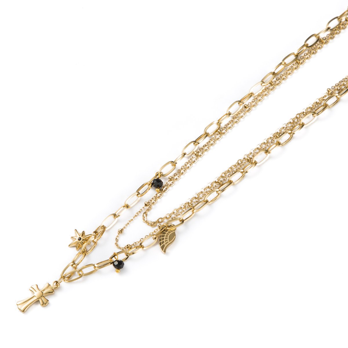 Collar ANANDA Acero Dorado - Imagen 2