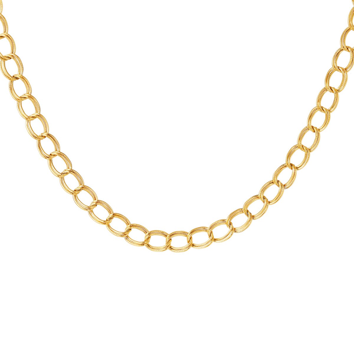 Collar BRITANI Acero Dorado