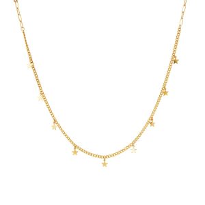 Collar CAELI Acero Dorado