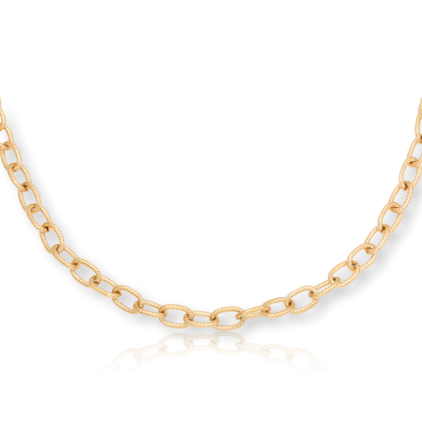 Collar MAELIA Acero Dorado - Imagen 2