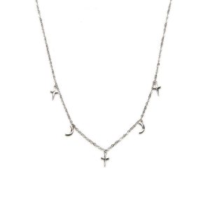 Collar DAREN Plata