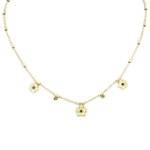 Collar FIBY Acero Dorado