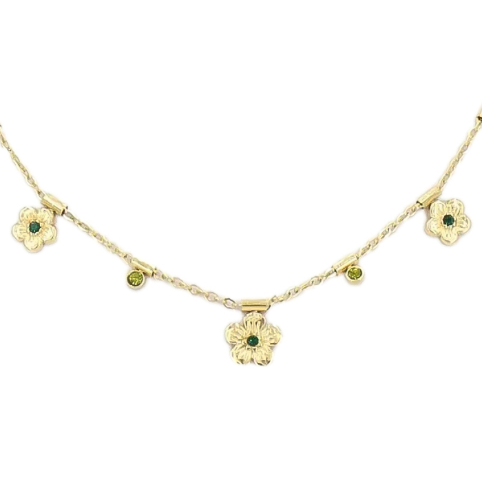 Collar FIBY Acero Dorado - Imagen 3
