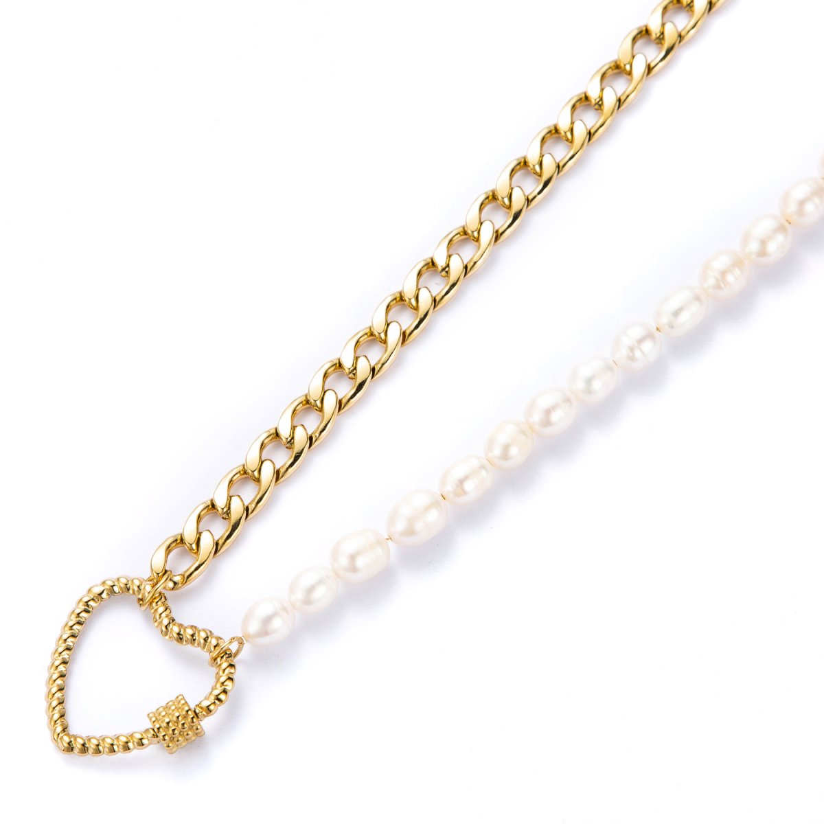Collar GRETA Acero Dorado