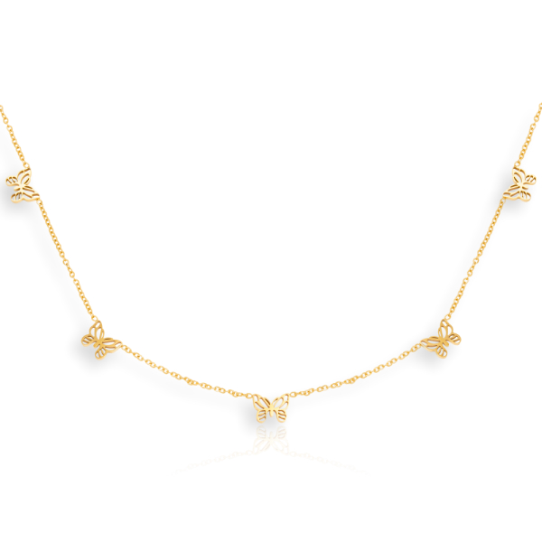 Collar INGRID Acero Dorado - Imagen 2