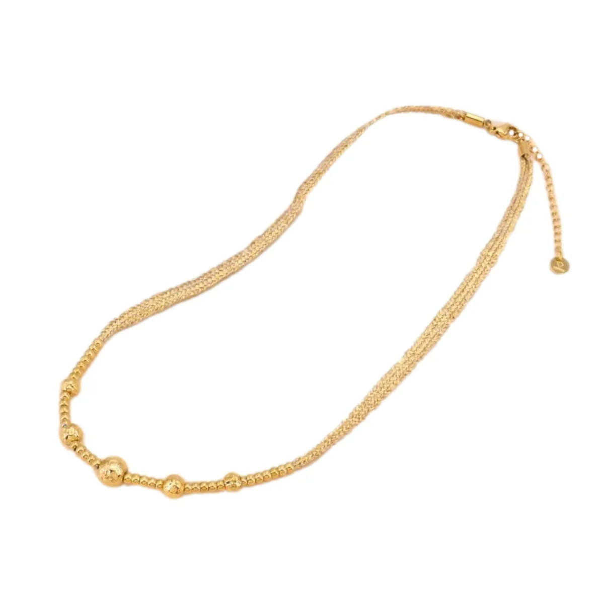 Collar Iris Acero/Dorado