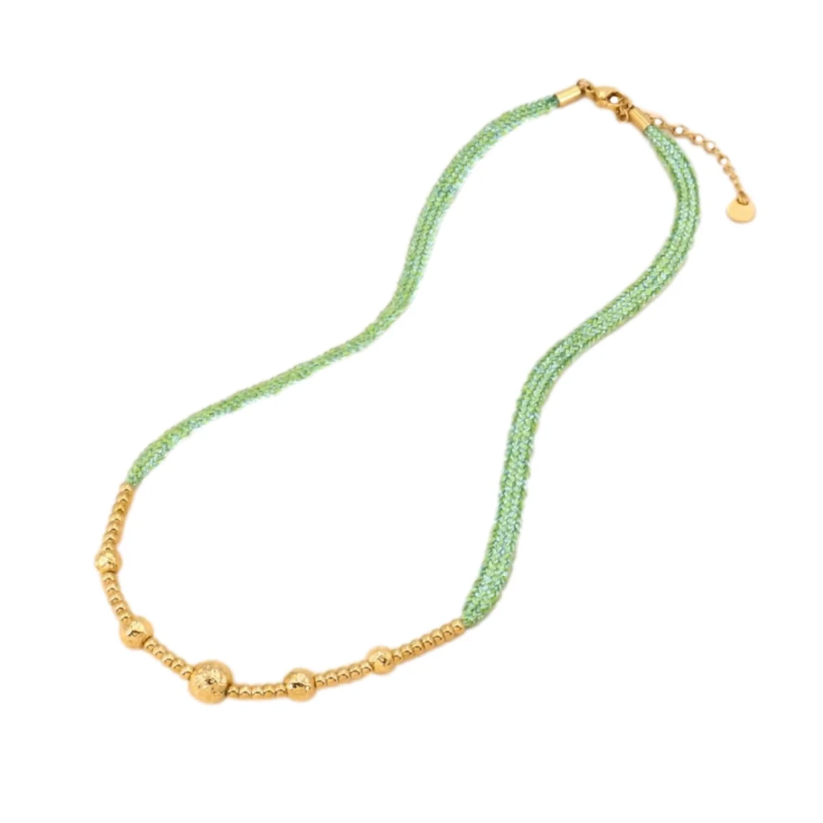Collar Iris Acero/Verde - Imagen 2