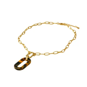 Collar KENDALL Acero Dorado