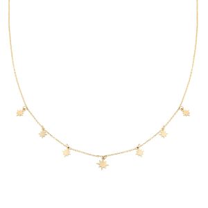 Collar LIORA Acero Dorado