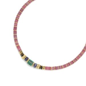 Collar NALA Cuarzo Rosa