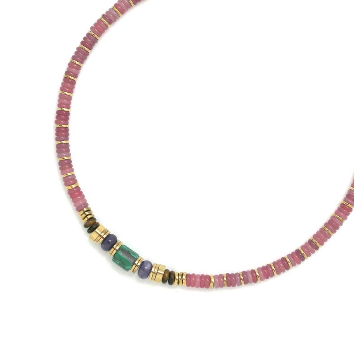 Collar NALA Cuarzo Rosa