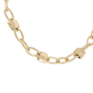 Collar RIHANNA Acero Dorado