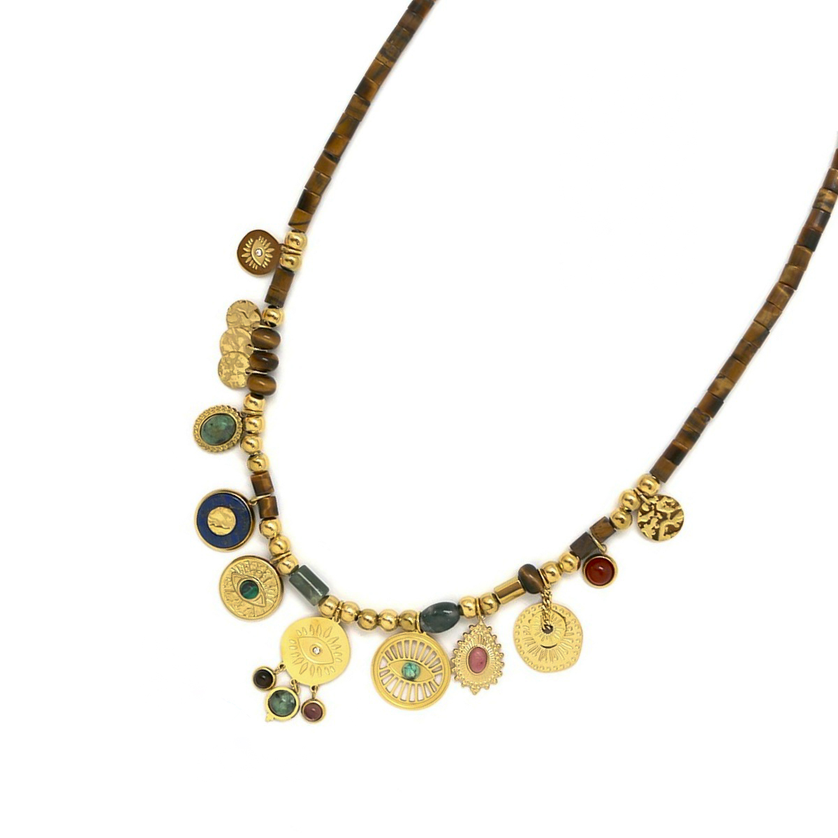 Collar VALERIA Ojo de Tigre - Imagen 2