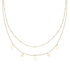 Collar VEGA Acero Dorado