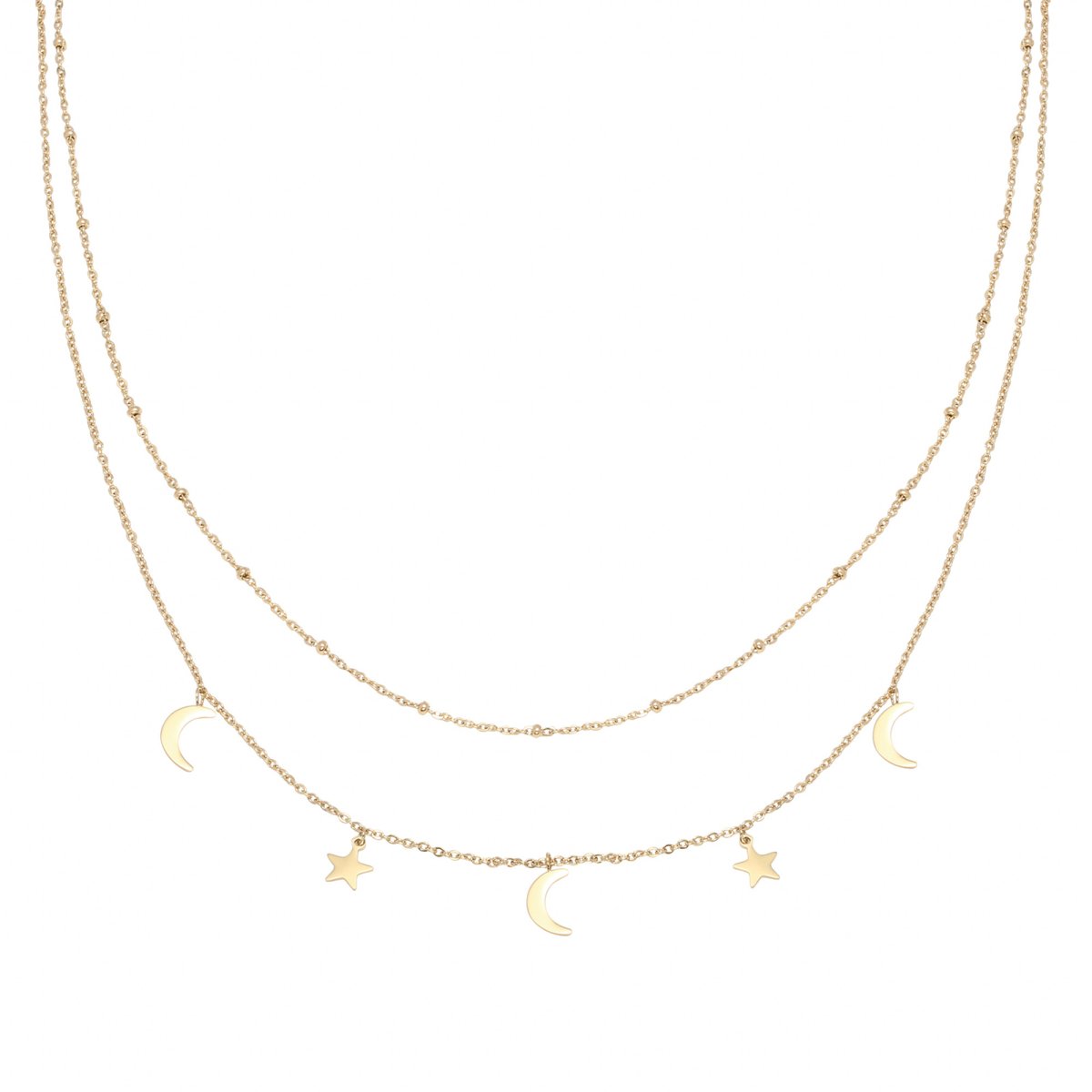 Collar VEGA Acero Dorado - Imagen 2