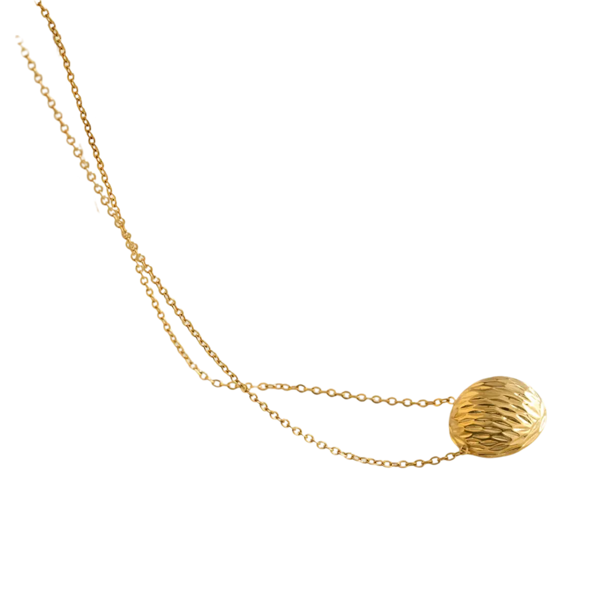 Collar MADDIE Acero Dorado - Imagen 3