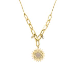 Collar LORIE Acero Dorado
