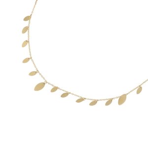 Collar HADASSA Acero Dorado