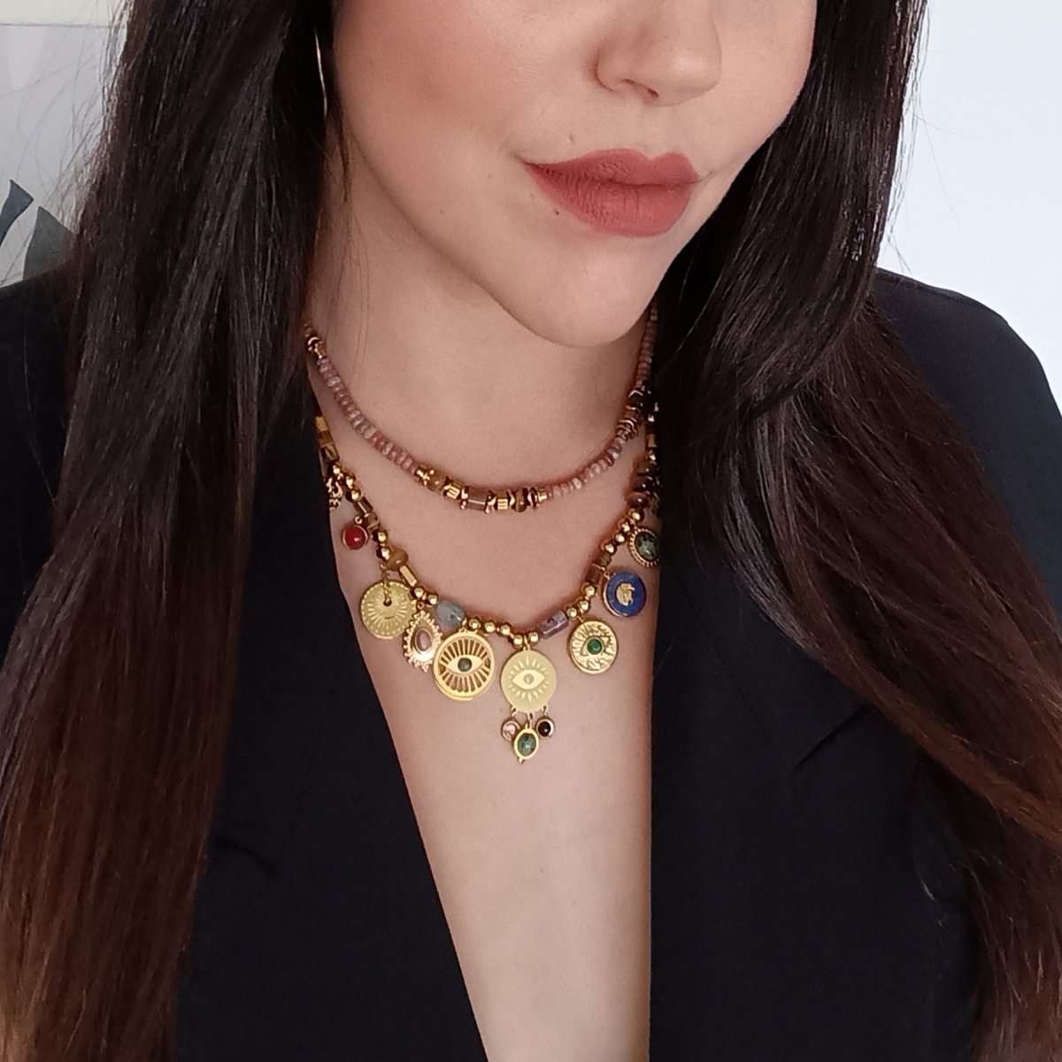 Collar VALERIA Ojo de Tigre - Imagen 4