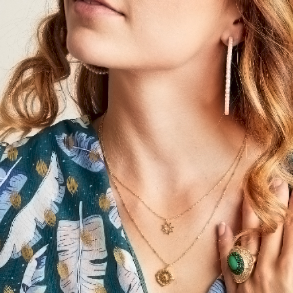 Collar NANA Acero Dorado - Imagen 3