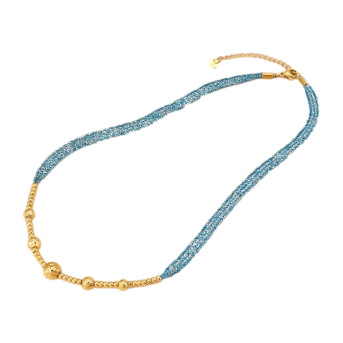 Collar Iris Acero/Azul - Imagen 2